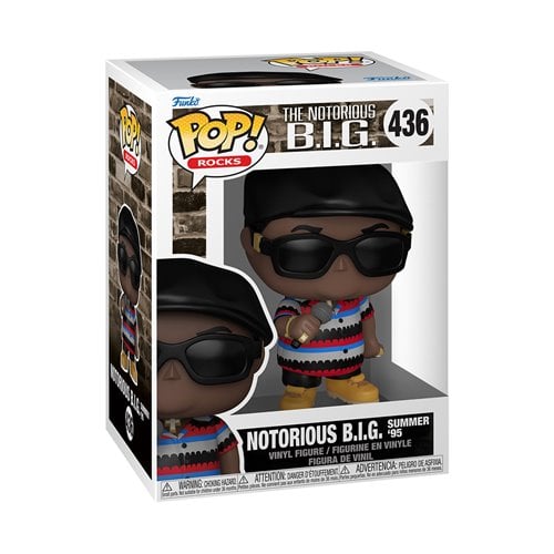 Funko Pop! 436 Rocks - Notorious B.I.G. Summer '95 Vinyl Figure - by Funko