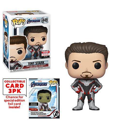 Funko Pop! 449 Marvel Avengers Endgame Tony Stark Pop! Vinyl Figure with Collector Cards - Entertainment Earth Exclusive - by Funko | Buy at ToyShnip