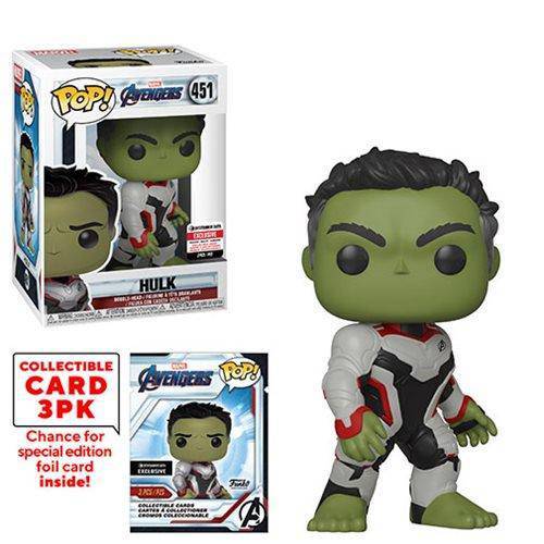 Funko Pop! 451 Marvel Avengers Endgame Hulk Pop! Vinyl Figure with Collector Cards - Entertainment Earth Exclusive - by Funko | Buy at ToyShnip