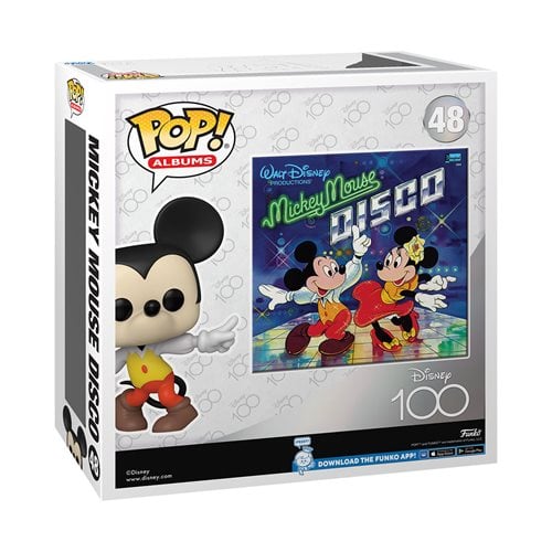 Funko Pop! 48 Disney 100 Mickey Mouse Disco Album Figure with Case - by Funko