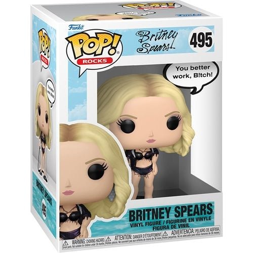Funko Pop! 495 Rocks - Britney Spears Work B!tch Vinyl Figure - by Funko