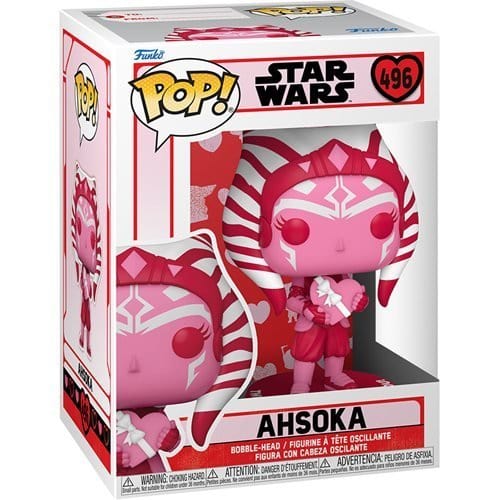 Funko Pop! 496 - Star Wars Valentines Ahsoka Bobble Head - by Funko | Buy at ToyShnip