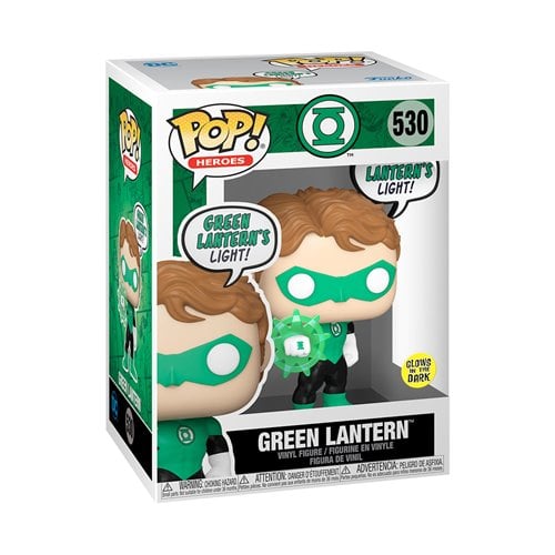 Funko Pop! 530 DC Comics Green Lantern Glow - in - the - Dark Vinyl Figure - by Funko