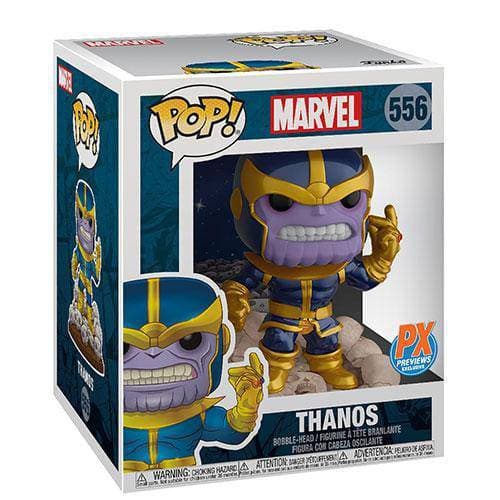 Funko Pop! 556 - Marvel Heroes - Thanos Snap 6-Inch Vinyl Bobble Head - PX - by Funko | Buy at ToyShnip