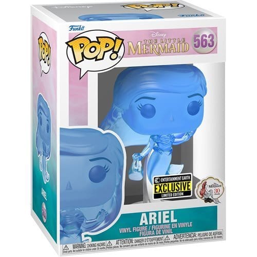 Funko Pop! 563 Disney - The Little Mermaid - Ariel Blue Translucent vinyl figure - Entertainment Earth Exclusive - by Funko | Buy at ToyShnip