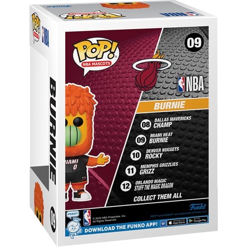Funko Pop! 9 NBA Mascots - Miami Heat - Burnie Vinyl Figure - by Funko