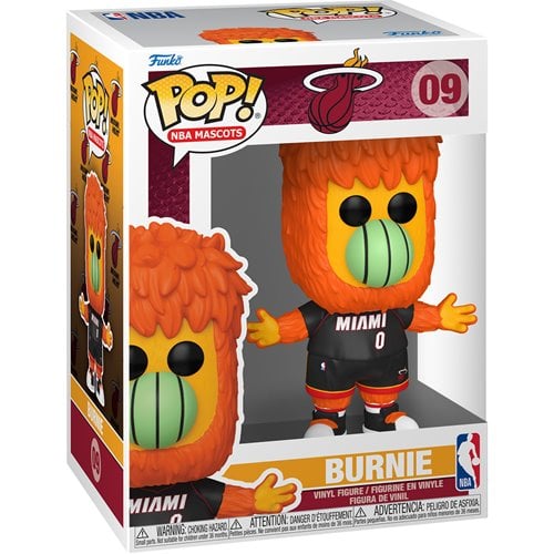 Funko Pop! 9 NBA Mascots - Miami Heat - Burnie Vinyl Figure - by Funko