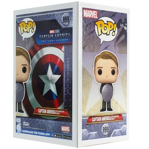 Funko Pop! 999 Marvel- Captain America with Prototype Shield Vinyl Figure - Entertainment Earth Exclusive - by Funko | Buy at ToyShnip