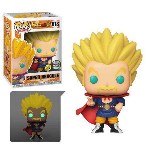 Funko Pop! Animation 818 Dragon Ball Z - Super Saiyan Hercule GITD Specialty Series vinyl fig - by Funko | Buy at ToyShnip