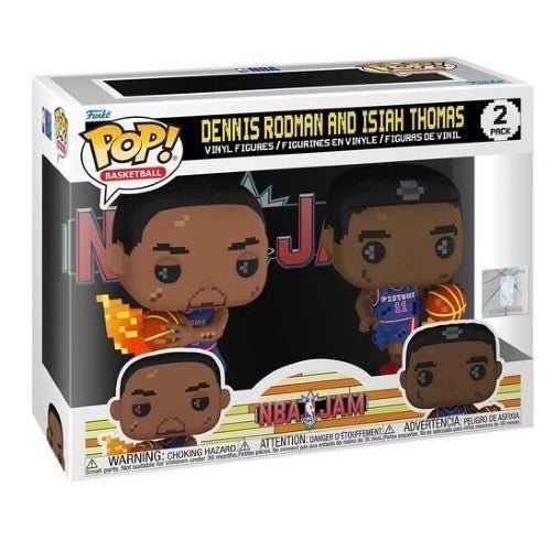 Funko Pop! Basketball NBA JAM Dennis Rodman & Isiah Thomas 2-Pack Vinyl Figure - by Funko | Buy at ToyShnip