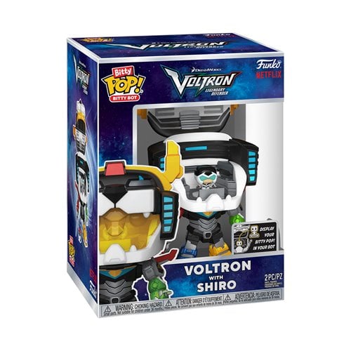 Funko Pop! Bitty Bot Voltron: Legendary Defender Voltron with Shiro Vinyl Figure - by Funko