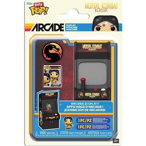 Funko Pop! Bitty - Mortal Kombat Scorpion Arcade Cabinet - by Funko