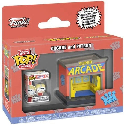 Funko Pop! Bitty Town - Bitty City Arcade & Patron - by Funko