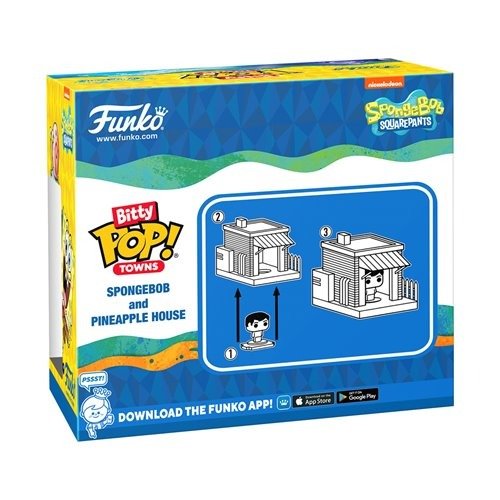 Funko Pop! Bitty Town - SpongeBob SquarePants and Pineapple House - by Funko