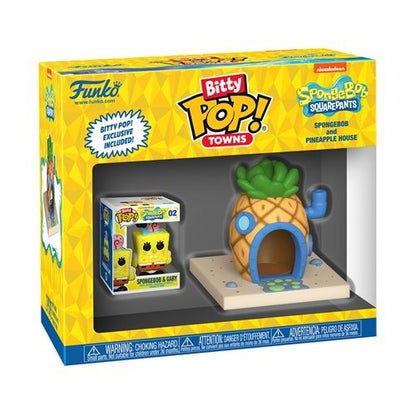 Funko Pop! Bitty Town - SpongeBob SquarePants and Pineapple House - by Funko