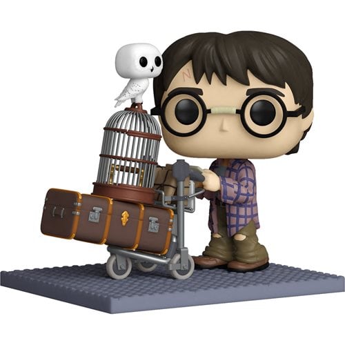 Funko Pop! Deluxe #135 Harry Potter and the Sorcerer's Stone 20th Anniversary Harry Pushing Trolley Vinyl Figure - by Funko | Buy at ToyShnip
