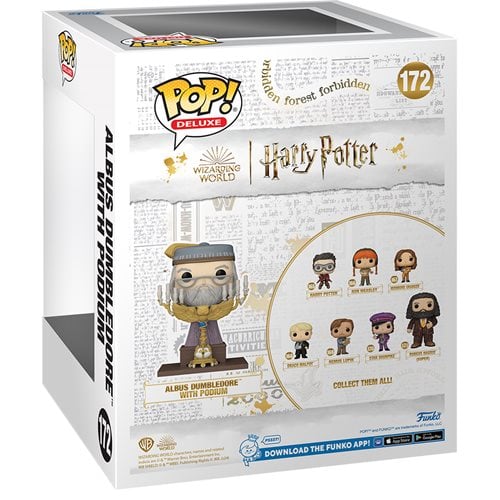 Funko Pop! Deluxe #172 Harry Potter and the Prisoner of Azkaban - Dumbledore with Podium Vinyl Figure - by Funko | Buy at ToyShnip