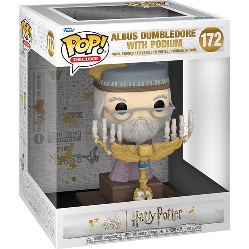 Funko Pop! Deluxe 172 Harry Potter and the Prisoner of Azkaban - Dumbledore with Podium Vinyl Figure - by Funko