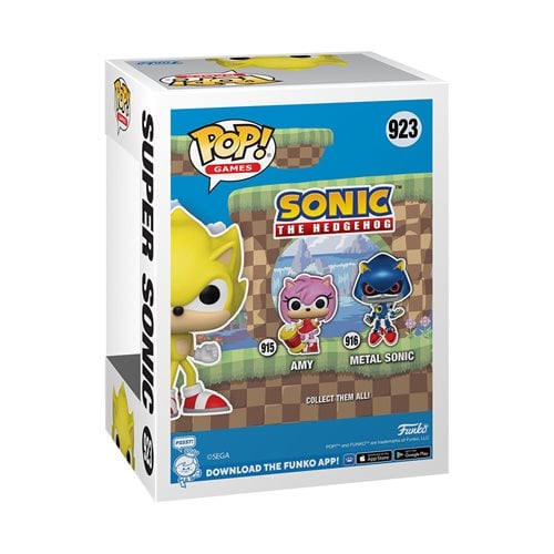 Funko Pop! 923 - Sonic the Hedgehog - Super Sonic - ToyShnip | EN