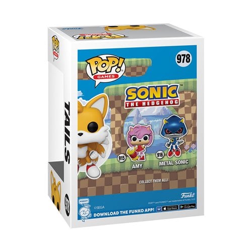 Funko Pop! Games 978 - Sonic the Hedgehog - Tails Flying Vinyl Figure - Specialty Series - by Funko