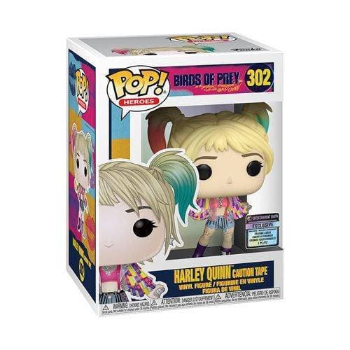 Funko Pop! Heroes 302 Birds of Prey Harley Quinn Caution Tape Funko Pop! w/ Collectible Card - EE Exclusive - by Funko | Buy at ToyShnip