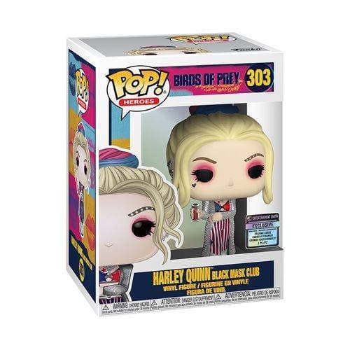 Funko Pop! Heroes 303 Birds of Prey Harley Quinn Black Mask Club w/ Collectible Card - EE Exclusive - by Funko | Buy at ToyShnip