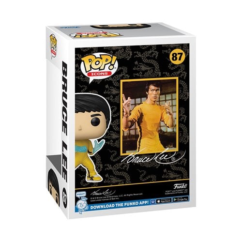 Funko Pop! Icons 87 - Bruce Lee Vinyl Figure - by Funko