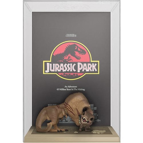Funko Pop! Jurassic Park Tyrannosaurus Rex Velociraptor Movie Poster with Case - by Funko | Buy at ToyShnip