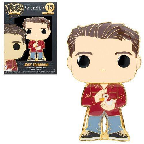 Funko Pop! Large Enamel Pin - Friends - #15 Joey Tribbiani - by Funko | Buy at ToyShnip
