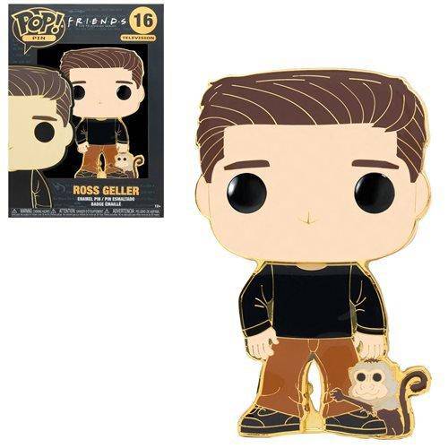 Funko Pop! Large Enamel Pin - Friends - #16 Ross Geller - by Funko | Buy at ToyShnip