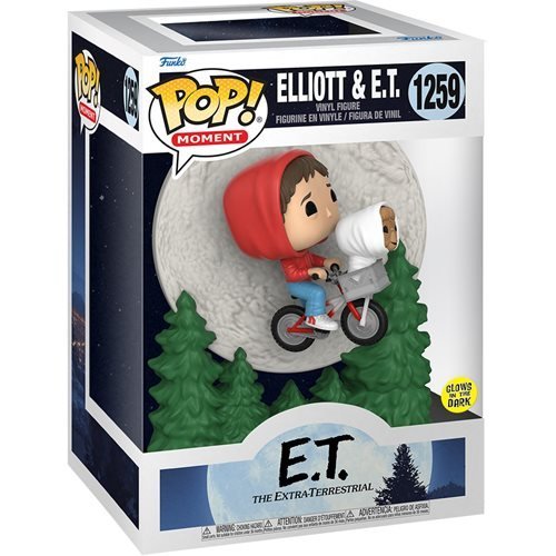 Funko Pop! Moment 1259 E.T. 40th Anniversary - Elliott & E.T. Glow-in-the-Dark Vinyl Figure - by Funko | Buy at ToyShnip