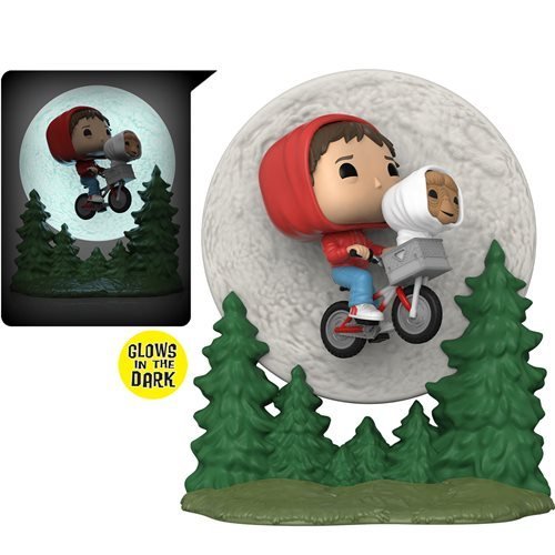 Funko Pop! Moment 1259 E.T. 40th Anniversary - Elliott & E.T. Glow-in-the-Dark Vinyl Figure - by Funko | Buy at ToyShnip