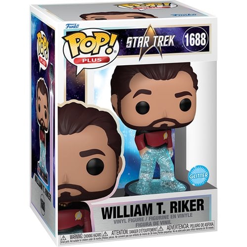 Funko Pop! Plus Star Trek Transporter Glitter Vinyl Figures - Select Figure(s) - by Funko