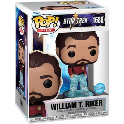 Funko Pop! Plus Star Trek Transporter Glitter Vinyl Figures - Select Figure(s) - by Funko
