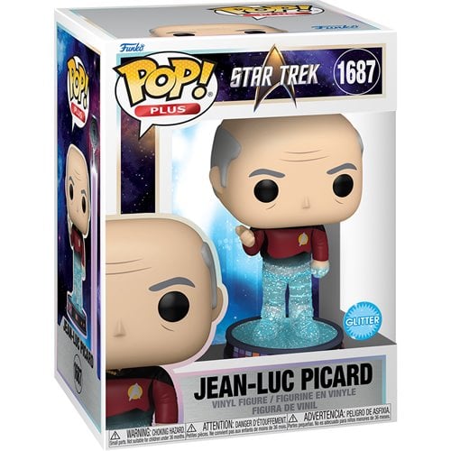Funko Pop! Plus Star Trek Transporter Glitter Vinyl Figures - Select Figure(s) - by Funko