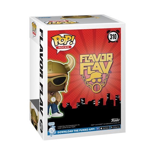 Funko Pop! Rocks 310 - Flavor Flav Vinyl Figure - by Funko | Buy at ToyShnip