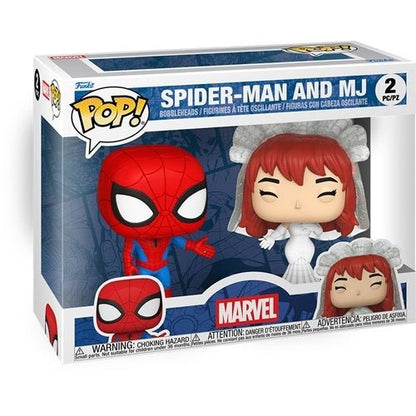 Funko Pop! Spider - Man and Mary Jane (Comic) 2 - Pack Vinyl Figure - by Funko