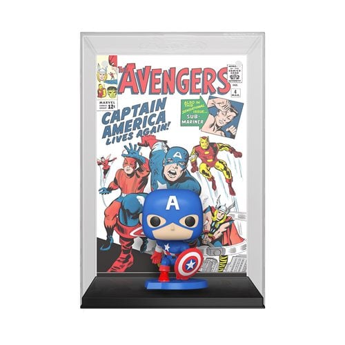 Funko Pop! The Avengers #4 (1963) Captain America Comic Cover Figure with Case - by Funko | Buy at ToyShnip