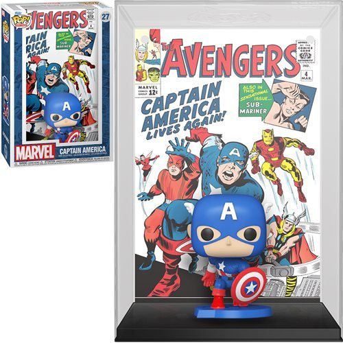 Funko Pop! The Avengers #4 (1963) Captain America Comic Cover Figure with Case - by Funko | Buy at ToyShnip