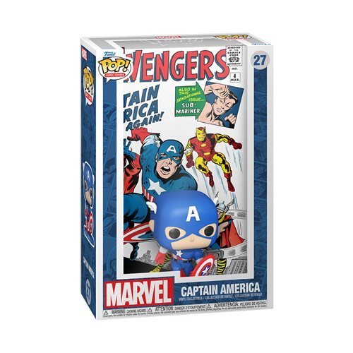 Funko Pop! The Avengers #4 (1963) Captain America Comic Cover Figure with Case - by Funko | Buy at ToyShnip