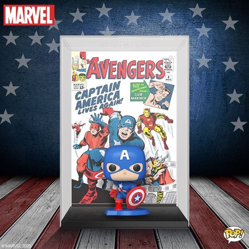 Funko Pop! The Avengers #4 (1963) Captain America Comic Cover Figure with Case - by Funko | Buy at ToyShnip