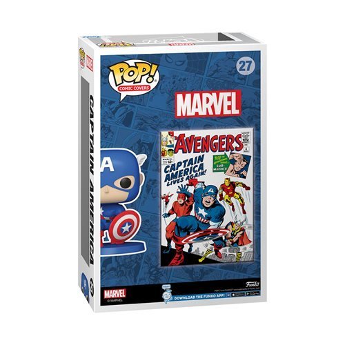 Funko Pop! The Avengers #4 (1963) Captain America Comic Cover Figure with Case - by Funko | Buy at ToyShnip