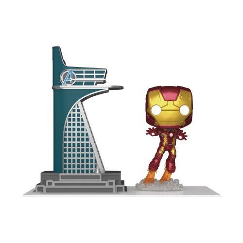 Funko Pop! Town 35 - Marvel Avengers Tower & Iron Man Glow in the Dark Bobblehead Figure - Previews Exclusive - by Funko | Buy at ToyShnip