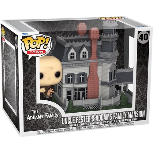 Funko Pop! Town 40 - The Addams Family - Uncle Fester & Addams Family Mansion Vinyl Figure - by Funko | Buy at ToyShnip