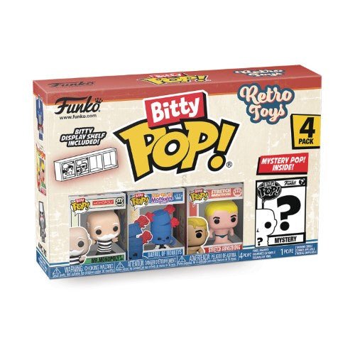 Funko Rerto Toys Bitty Pop! Mini - Figure 4 - Pack - Select Set(s) - by Funko