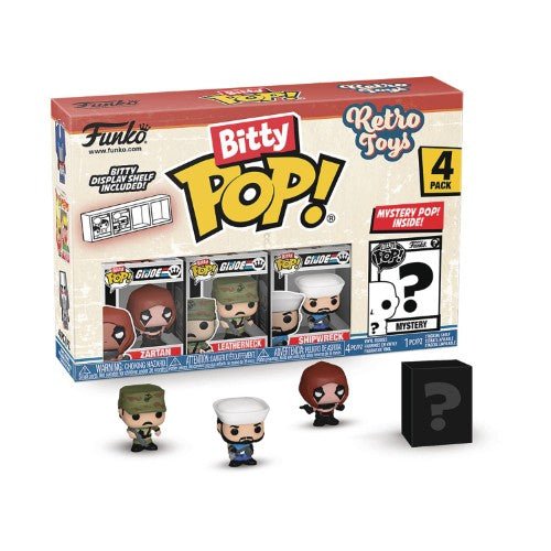 Funko Rerto Toys Bitty Pop! Mini - Figure 4 - Pack - Select Set(s) - by Funko
