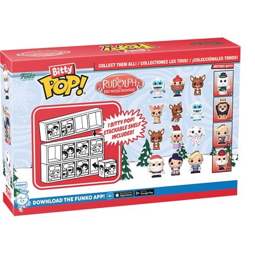 Funko Rudolph the Red-Nosed Reindeer Bitty Pop! Mini-Figure 4-Pack - Select Set(s) - by Funko | Buy at ToyShnip