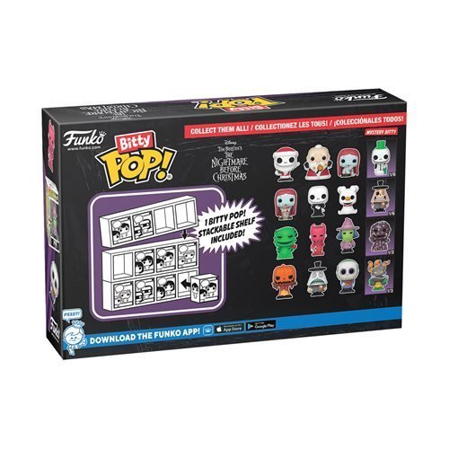 Funko The Nightmare Before Christmas Bitty Pop! Mini - Figure 4 - Pack - Select Set(s) - by Funko