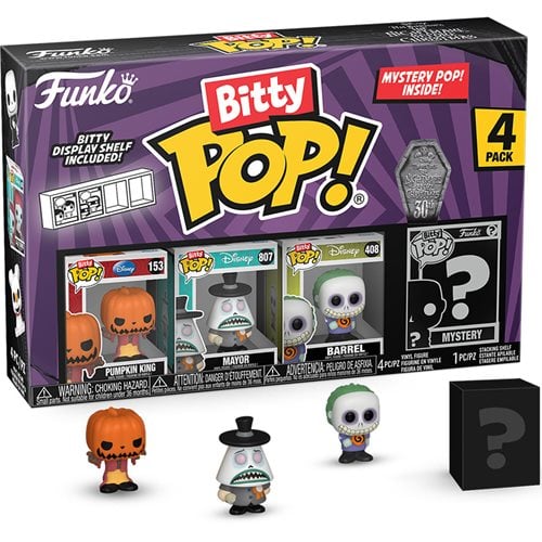 Funko The Nightmare Before Christmas Bitty Pop! Mini - Figure 4 - Pack - Select Set(s) - by Funko