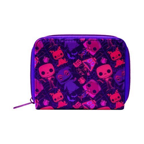 Funko The Nightmare Before Christmas Black Light Print Zip-Around Wallet - by Funko | Buy at ToyShnip